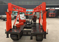High Performance  8 Wheels Rubber Crawler Track Undercarriage With Folding Tower