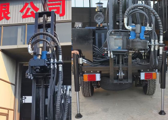 Dual Power Head Tractor Mounted Drilling Machine  For Field Operations