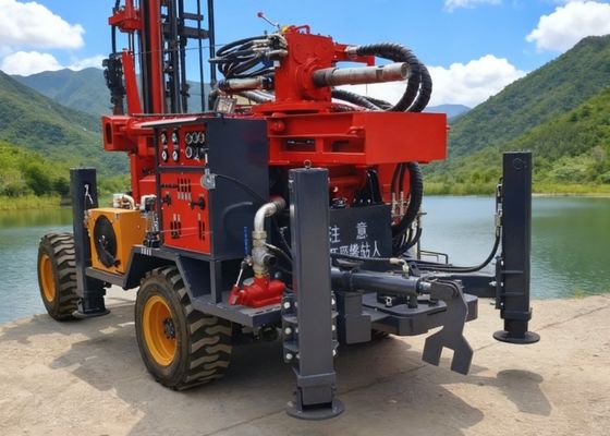 76/89mm Drilling Rod and Pneumatic Drive System for 180 Meters Depth Water Well Drilling