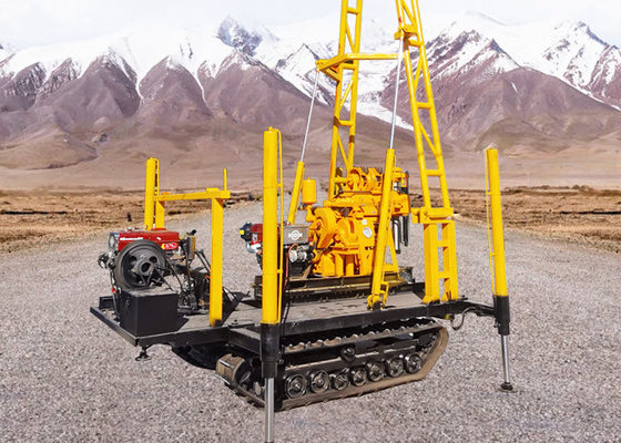 XY-1A 150 Metre Detph 20 HP Dizel Motoru Taşınabilir Su Kuyu Buhranı Rig
