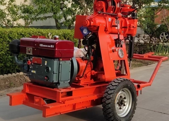 Küçük 75mm Toprak Testi Sondaj Makinesi Hidrolik Su Pompası Spt