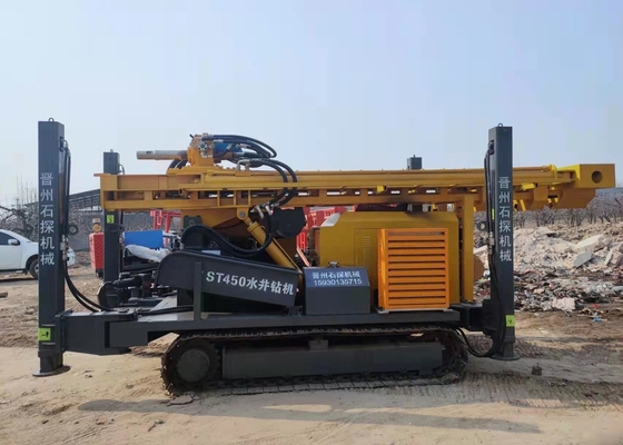 ST 400 Su kuyusu sondaj makinesi sondaj çalışmaları için derin pnömatik kaya patlaması