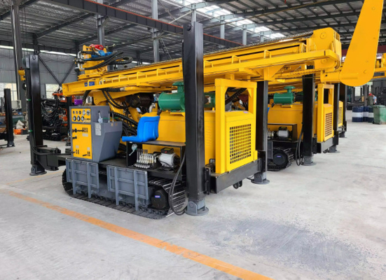 Paletli Tip Su Sondaj Makinesi Tarım Yeraltı 200m Derinlik