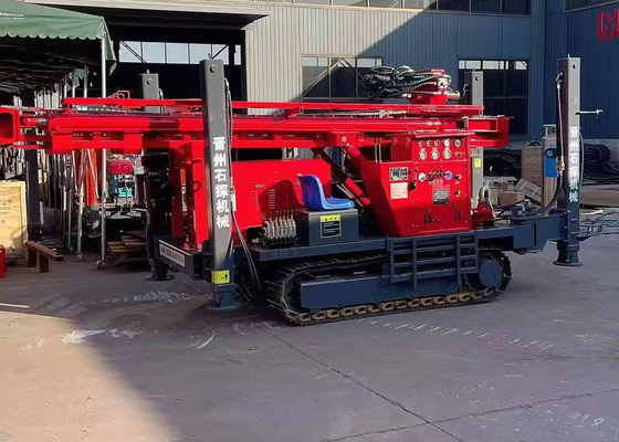 Dizel Powered 180M Su Sondajı Rig Endüstriyel Derin Sondaj Kaya Taş Patlatma