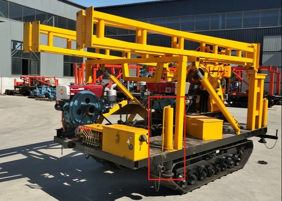 Karot İnceleme XY-1A 150 Metre Hidrolik Tekerlekler Sondaj Rig Monteli