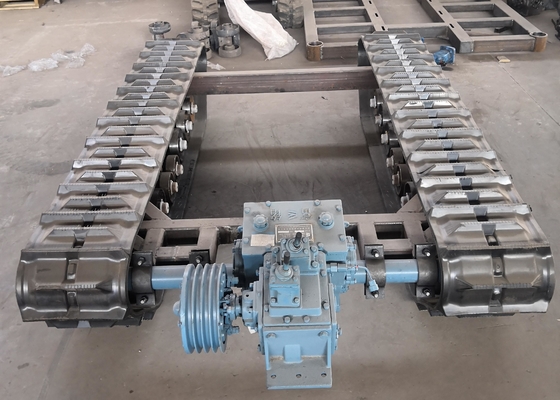 720mm Genişlik Çelik Kauçuk Paletli Palet Alt Takımı Özel Tasarım Boyutu