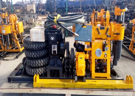 GK 200 Karot Örnekleme Dikey Keşif Jeolojik Sondaj Makinesi Taşınabilir