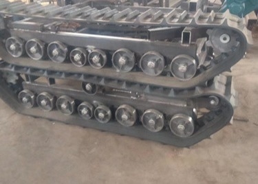 Kuleler için Farklı Yükleme Kapasiteleri Dizel Motor Paletli Palet Alt Takımı