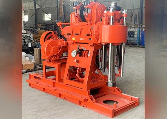 600kg Dizel Motor Taşınabilir Kuyu Sondaj Makinesi 130 Metre Derinlik