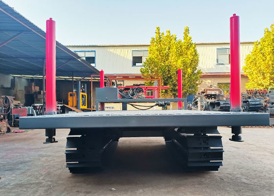 Çelik sürünen raylar alt tren yükleme kapasitesi 2 MT -20 MT Dört outriggers ile
