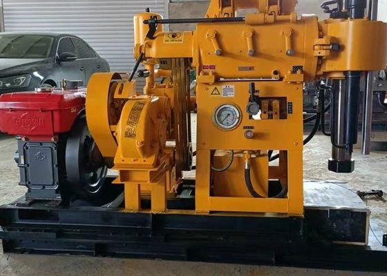 100 Metre Çekirdek Örnek SPT Toprak Deneme Borma Makinesi 18 HP dizel motoru ile