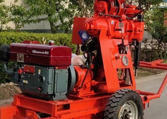 Toprak Testleri için Keşif Borma Rig XY-1 100m Derinlik 42mm Çubuk Çaprazlığı