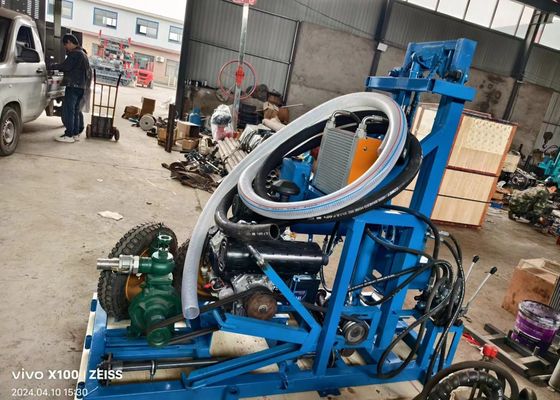 120 Metre Taşınabilir Su Sondaj Makinesi (Dizel Motorlu)