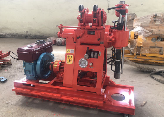 50-100 Metre Dizel Madencilik Matkap Rig, Taşınabilir Çekirdek Sondaj Makinesi