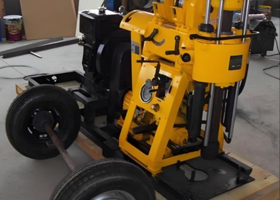 XY -1A 120 Metre Yüksek Hızlı Örnek Çekirdekleme Mühendislik Borlama Rig Özel Bor delik çapı ile
