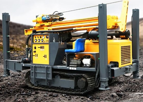 260 Metre DTH Endüstriyel Kaya Bölgesi Su Kuyuları Kavma Çalışmaları için Pnömatik Kavma Rigs