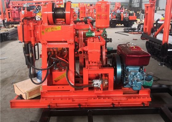 XY-1 Bir 150 metrelik Toprak Deneme Borma Makinesi 18 HP dizel motoru ile Keşif için