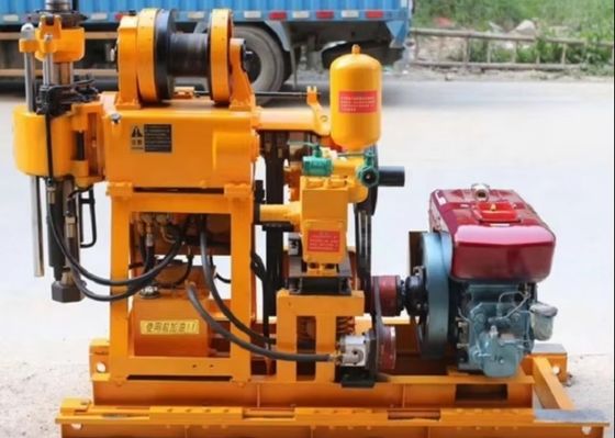 Mühendislik ve Madencilik Örnek Toplama için 200m Dizel Motorlu DTH Borma Rig