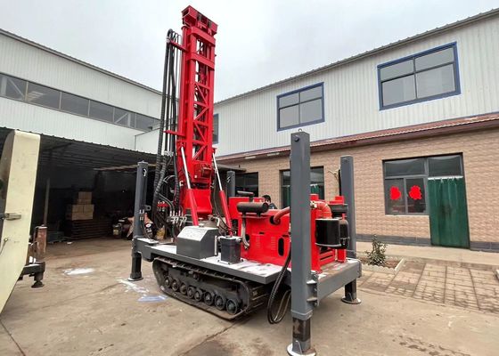 Crawler montajlı matkap 200 metre sondaj derinliği 17/18 hava kompresörü ile
