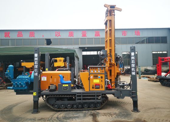 200m sürünçli montajlı delik delme teçhizatı 3 metrelik delme çubukları ile hidrolik delme sistemi ST 200