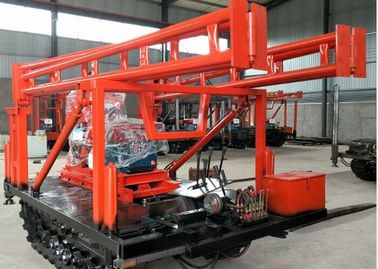 Bina Arama için 200m Derinlik Paletli Monteli Matkap Rig Otomatik Otomatik Besleme