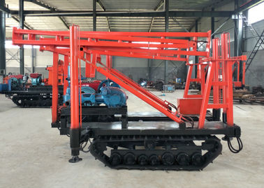 Kırmızı Parça Monteli Matkap Rig, Su Kuyusu İçin Paletli Matkap Makinesi XY-1A