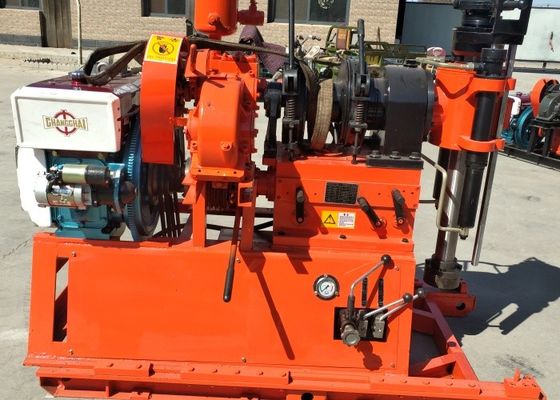 300 Metre Derinlik Kapasitesi Mühendislik Sondaj Rig Taşınabilir Hidrolik