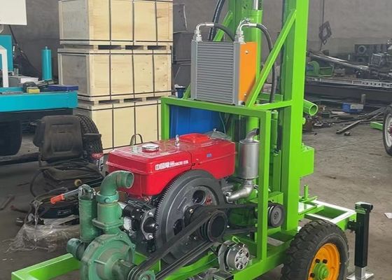 150 Metre Traktör Sondaj Makinesi Kuyu Delme Taşınabilir Ekipman