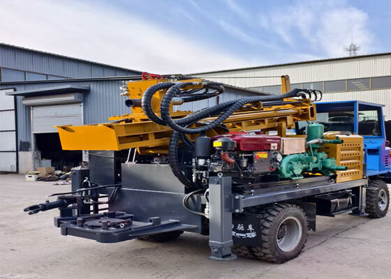 Yüksek Güçlü 65KW Su Kuyusu Sondaj Makinesi Kaya Katmanları Sondajı İçin