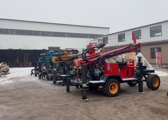 Su Boruçusu Yeraltı Kaya Borma Makinesi 200 Metre Derinlik Endüstriyel Uygulama