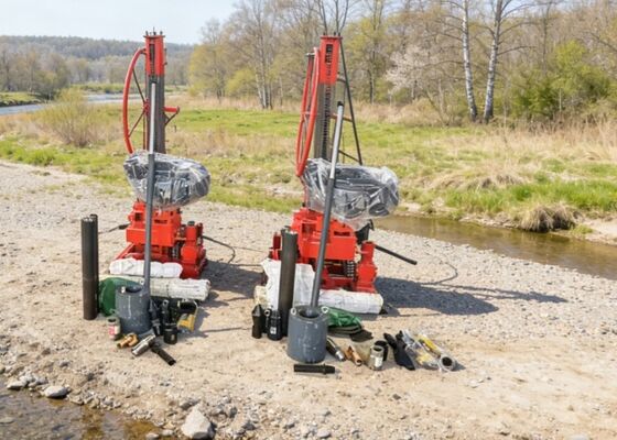 Hafif Kolay İşleme Shitan Çekirdek Borma Makinesi Madencilik Çözümü