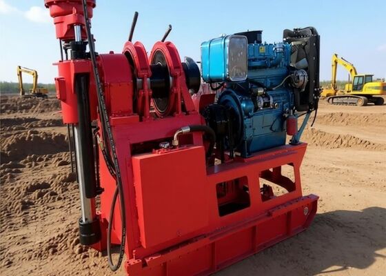500 metrelik dizel motorlu XY-2B Jeolojik sondaj makinesi özel çaplı