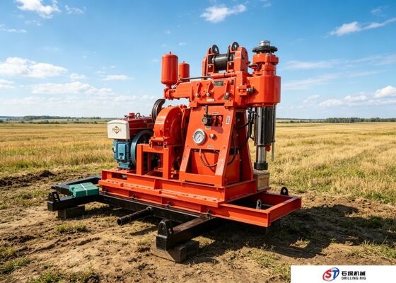 Zorlu Jeolojik Bölgeler XY-1A Bor delikleri delme makinesi Dizel motorlu teçhizat