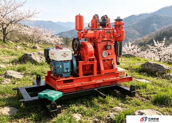 Kolay Çalışma Dizel Motoru Çukur Kutlama Makinesi XY-1A Keşif İçin