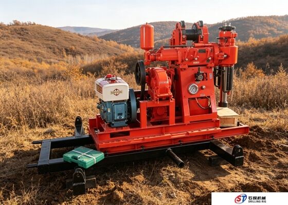 Dayanıklı Sondaj Sondaj Makinesi XY1A Dizel Motorlu Teçhizat, Derin Toprak Numune Toplama için Uygun