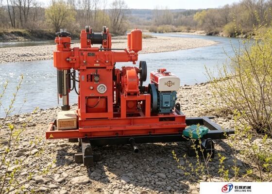 Madencilik Sondaj Sondaj Makinesi Karot İçin 100-150 Metre Derinlik