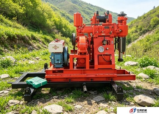 Kolay Taşınabilen İnşaat Sahaları İçin Tasarlanmış Kompakt Sondaj Makinesi