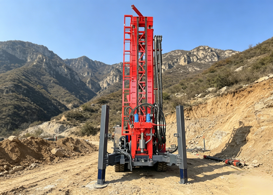 0-180m Arid Bölgeler İçin Etkili Sürünen Su Kuyuları Borma Aygıtı