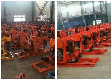 Taşınabilir Toprak Delme Makinesi / Toprak Numune Alma Rig 380V 16.3KW Güç