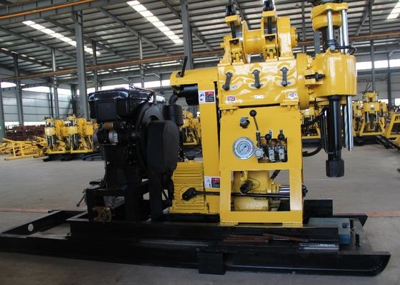 Taşınabilir Borewell 200m Hidrolik Su Sondajı Rig