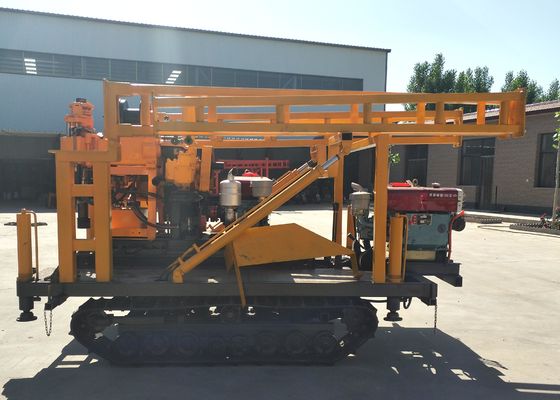 65KW Hidrolik Dizel Motor 200m Taşınabilir Kuyu Sondajı Rig