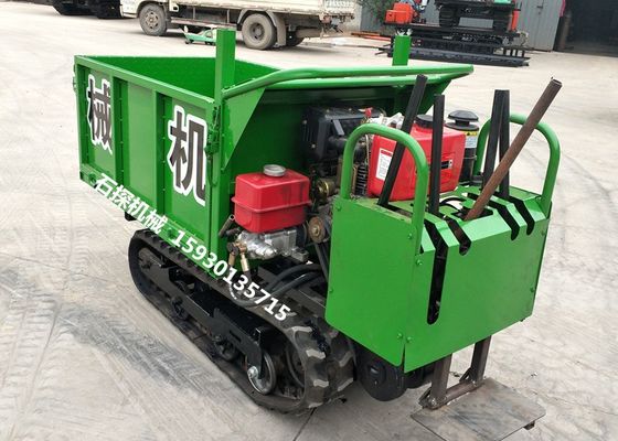 Paletli Mini Damper için 0.8T Yüksek Verimli Lastik Parça Paletli Tüm Arazi Taşıyıcı