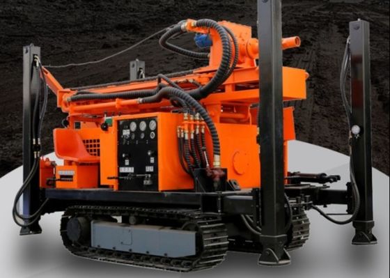 Su Kuyusu için 180m Paletli Tip Hava Sondaj Rig