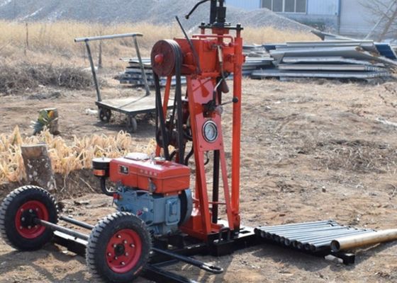 Toprak Araştırması İçin Taşınabilir 50 Metre Hidrolik Karot Makinesi