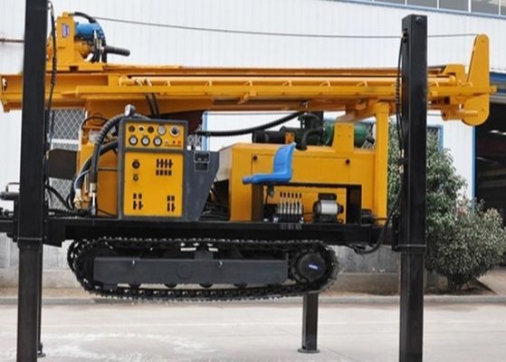 Dizel Motorlu Derin Yeraltı Su Kuyusu Sondajı Rig 350 Metre Büyük Pnömatik Sondaj Makinesi