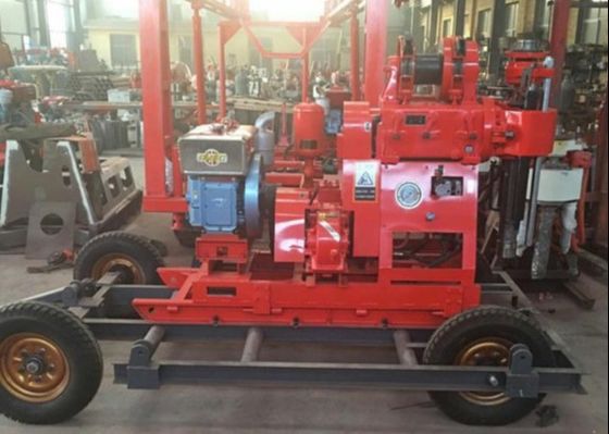 Taşınabilir Hidrolik 200m Kuyu Sondajı Rig Makinesi