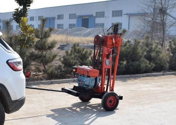 Küçük Hidrolik Özelleştirilmiş 50 metre Taşınabilir Kuyu Sondajı Rig