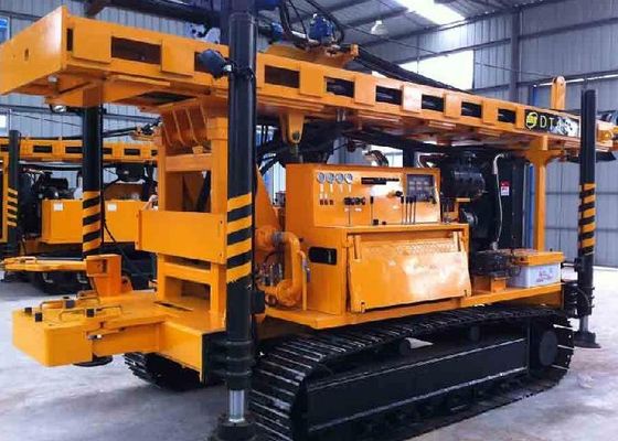Yüksek Hızlı Verimlilik Büyük Pnömatik Gezgin Çukurlama Makinesi 350 m Derinlikte