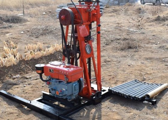 İnşaat için 50 metre derinliğinde çekirdek sondajı için sürünen montajlı ST