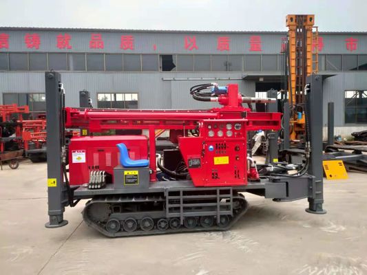 Paletli DTH Sondaj Rig 260m Dizel Motor Su Kuyusu Sondaj Rig Monteli